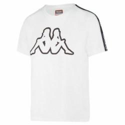 Camiseta de Manga Corta Mujer Kappa 31154ZW A07 Blanco