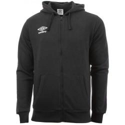 Sudadera con Capucha Hombre Umbro THROUGH SMALL LOGO Negro