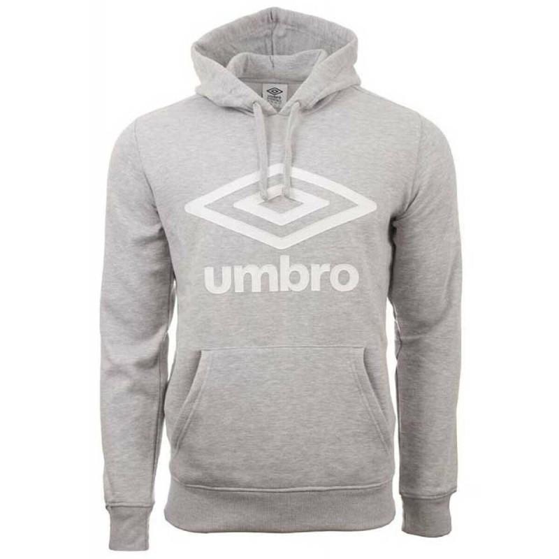 Sudadera con Capucha Hombre Umbro Logo Gris