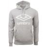 Sudadera con Capucha Hombre Umbro Logo Gris