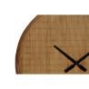 Reloj de Pared DKD Home Decor Madera Marrón Tropical 60 x 5 x 60 cm (2 Unidades)