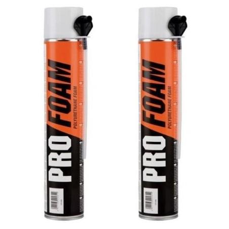 Espuma de Poliuretano PRO FOAM 750ML (2 botes)