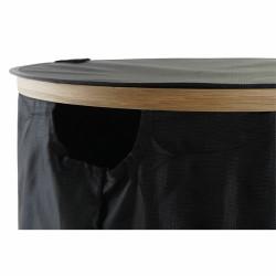 Cesto para la Ropa Sucia DKD Home Decor Negro Roble Fieltro (44 x 44 x 57 cm)