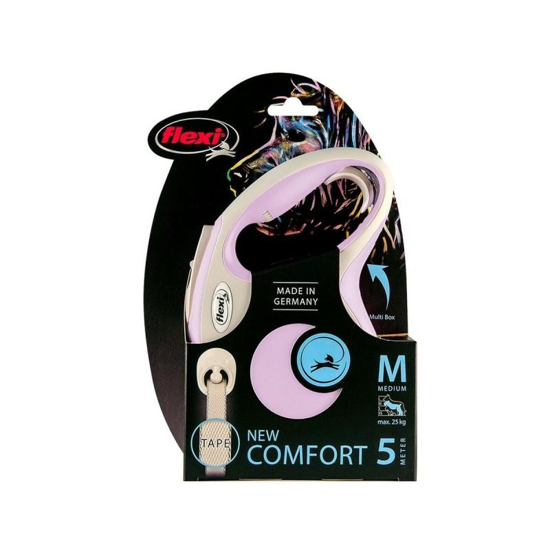 Correa para Perro Flexi New Comfort Rosa Talla XS (3 m)