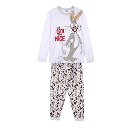 Pijama Looney Tunes Gris Mujer