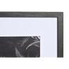 Marco de Fotos DKD Home Decor 33 x 2 x 45 cm Cristal Negro Blanco/Negro Madera MDF (6 Piezas)