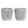 Vela DKD Home Decor Madera Cera (2 Unidades)