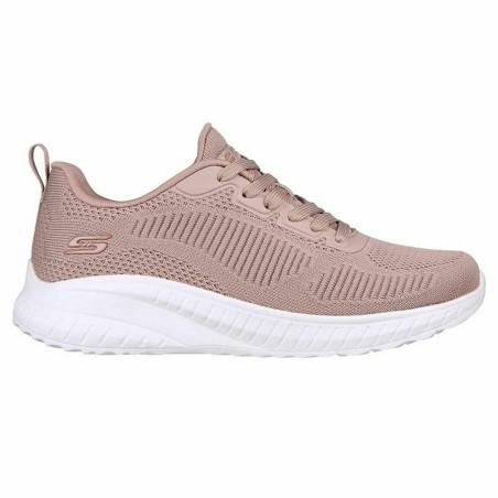 Zapatillas de Running para Adultos Skechers Bobs Sport Squad Rosa Mujer