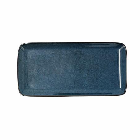 Fuente de Cocina Bidasoa Ikonic Cerámica Azul (28 x 14 cm) (Pack 4x)