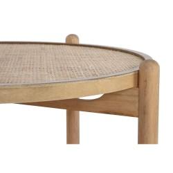 Mesa de Centro DKD Home Decor Natural Madera de Paulonia 66 x 66 x 45 cm