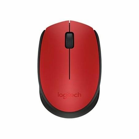 Ratón Inalámbrico Logitech M171 1000 dpi Negro Rojo