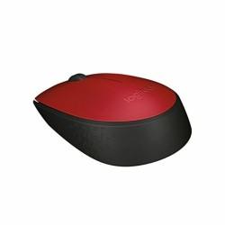 Ratón Inalámbrico Logitech M171 1000 dpi Negro Rojo