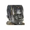 Figura Decorativa DKD Home Decor Africana 26 x 20 x 42 cm Negro Beige Colonial (2 Unidades)