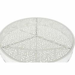 Mesa auxiliar DKD Home Decor Metal Blanco (60 x 60 x 70 cm)