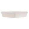 Bandeja de Aperitivos DKD Home Decor 21,5 x 21,5 x 1 cm Beige Blanco Gres Tradicional