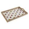 Bandeja de Aperitivos Versa Strawberry Madera MDF (30 x 5 x 45 cm)