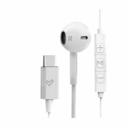 Auriculares con Micrófono Energy Sistem 448999 USB-C Blanco