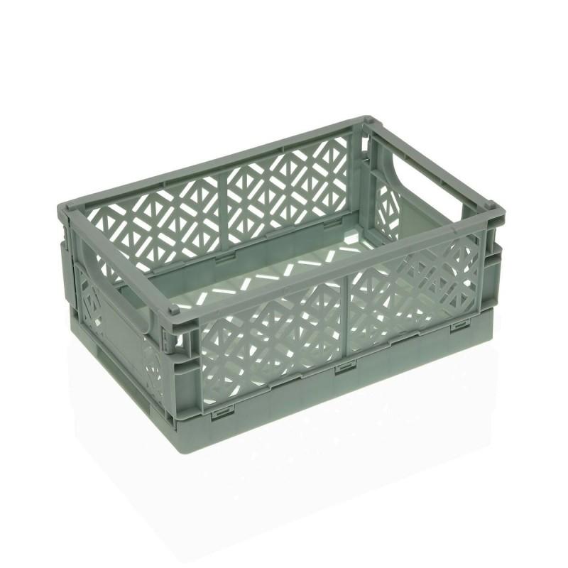 Caja plegable Versa Verde Polipropileno 25 x 10 x 16,5 cm