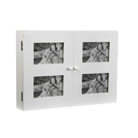 Armario de llaves Versa Wte Blanco Madera 8,5 x 33 x 46 cm