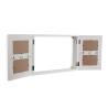 Armario de llaves Versa Wte Blanco Madera 8,5 x 33 x 46 cm