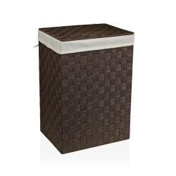 Cesta Multiusos Versa Chocolate Ratán (32 x 46 x 24 cm)