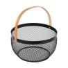 Cesta de Varilla 5five Noir Kitchen Negro Metal